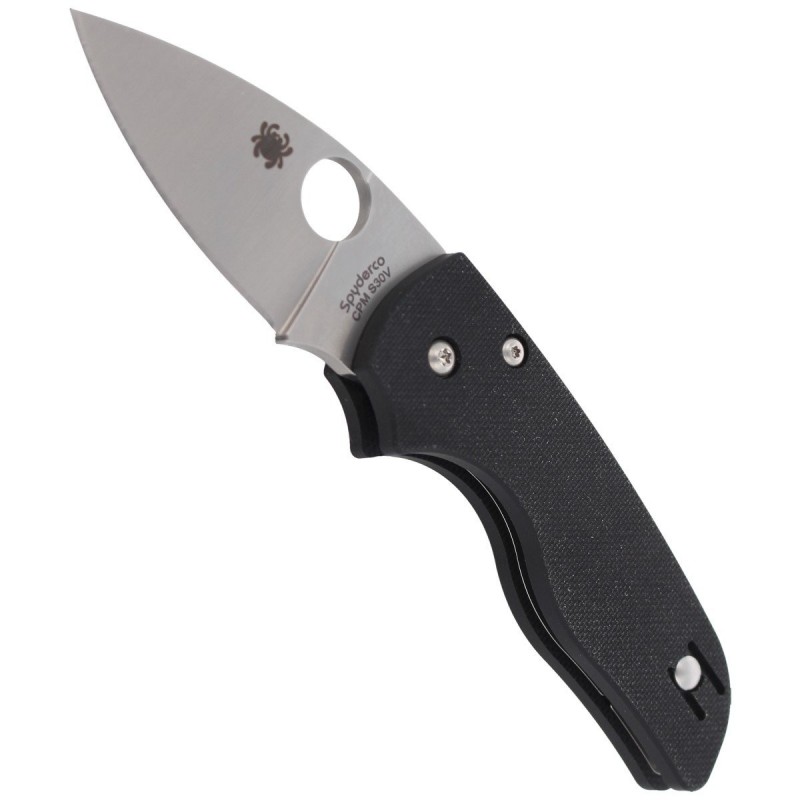 Nóż składany Spyderco Lil' Native G-10 Black Compression Lock Plain (C230GP)