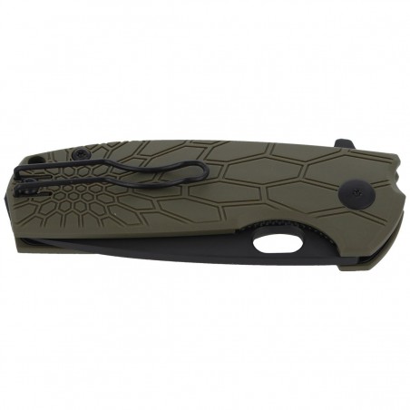 Nóż składany Fox Core OD Green FRN, Cerakote Black N690 by Jesper Voxnaes (FX-604 OD) Nóż składany Fox Core OD Green FRN, Cerakote Black N690 by Jesper Voxnaes (FX-604 OD)