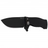Nóż składany LionSteel SR11A Black Aluminum, Black Sleipner by Molletta (SR11A BB)