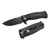 Nóż składany LionSteel SR11A Black Aluminum, Black Sleipner by Molletta (SR11A BB)