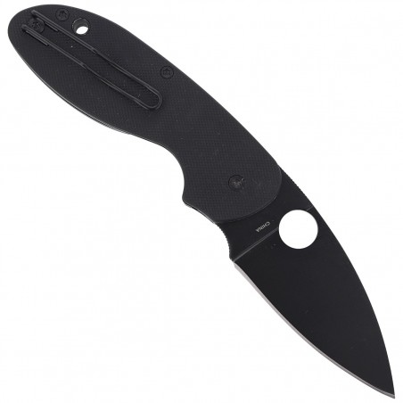 Nóż Spyderco Efficient G-10 Black / Black Blade Plain (C216GPBBK) Nóż Spyderco Efficient G-10 Black / Black Blade Plain (C216GPBBK)