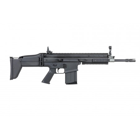 Karabinek szturmowy ASG Cybergun x FN HERSTAL SCAR-H z walizką transportową Czarny Karabinek szturmowy ASG Cybergun x FN HERSTAL SCAR-H z walizką transportową Czarny