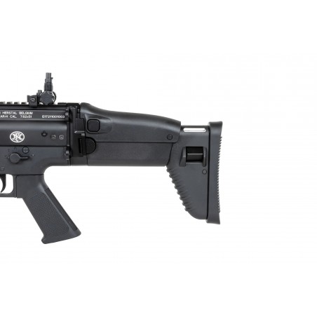 Karabinek szturmowy ASG Cybergun x FN HERSTAL SCAR-H z walizką transportową Czarny Karabinek szturmowy ASG Cybergun x FN HERSTAL SCAR-H z walizką transportową Czarny