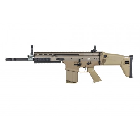 Karabinek szturmowy ASG Cybergun x FN HERSTAL SCAR-H z walizką transportową Tan