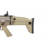 Karabinek szturmowy ASG Cybergun x FN HERSTAL SCAR-H z walizką transportową Tan
