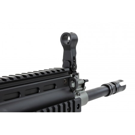 Karabinek szturmowy ASG Cybergun x FN HERSTAL SCAR-L z walizką transportową Czarny Karabinek szturmowy ASG Cybergun x FN HERSTAL SCAR-L z walizką transportową Czarny