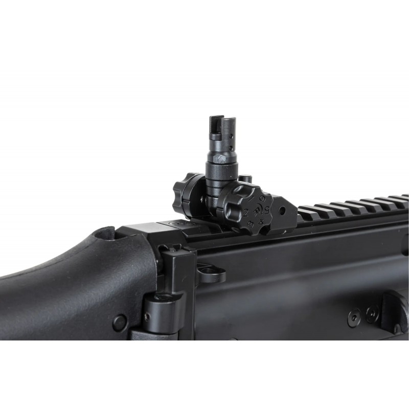 Karabinek szturmowy ASG Cybergun x FN HERSTAL SCAR-L z walizką transportową Czarny