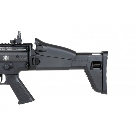 Karabinek szturmowy ASG Cybergun x FN HERSTAL SCAR-L z walizką transportową Czarny Karabinek szturmowy ASG Cybergun x FN HERSTAL SCAR-L z walizką transportową Czarny