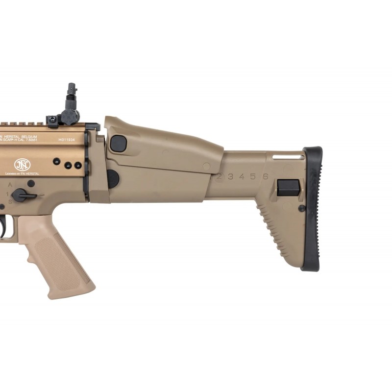 Karabinek szturmowy ASG Cybergun x FN HERSTAL SCAR-H CQC Tan