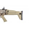 Karabinek szturmowy ASG Cybergun x FN HERSTAL SCAR-L z walizką transportową Tan