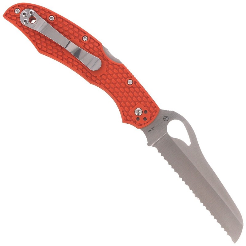 Nóż Spyderco Byrd Cara Cara Rescue 2 FRN Orange, Spyder (BY17SOR2)