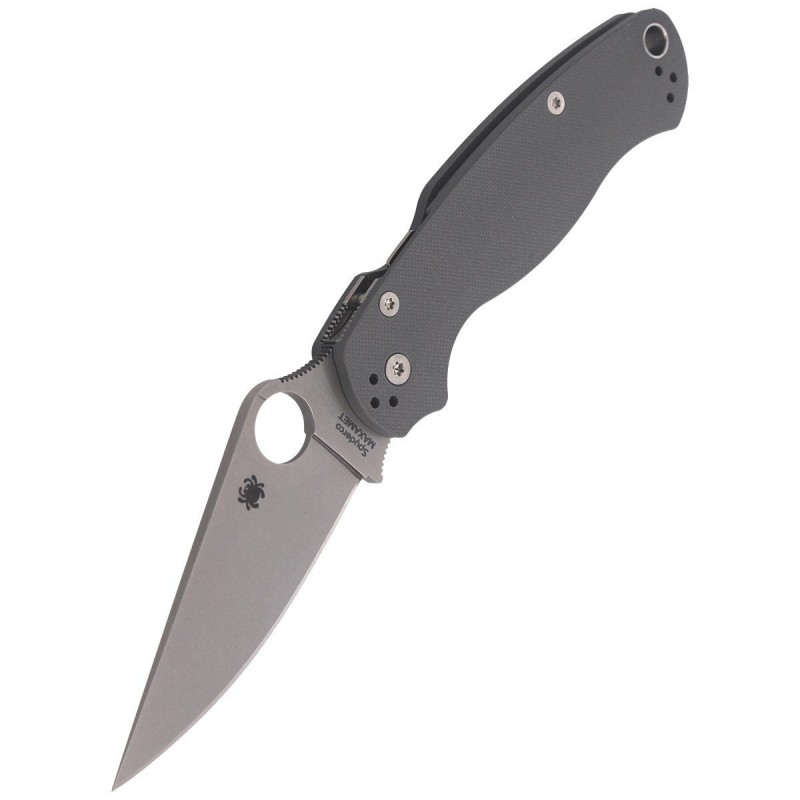 Nóż składany Spyderco Para Military 2 G-10 Dark Gray Maxamet Plain (C81GPDGY2)