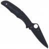 Nóż składany Spyderco Pacific Salt 2 Black Blade Plain (C91PBBK2)