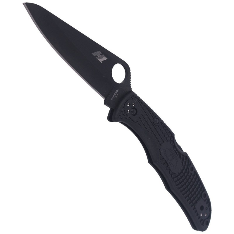 Nóż składany Spyderco Pacific Salt 2 Black Blade Plain (C91PBBK2)
