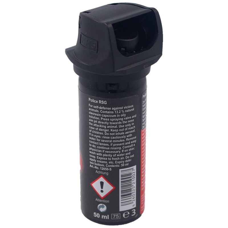 Gaz pieprzowy KKS VESK RSG Police 2mln SHU, Stream 50 ml (12050-S)