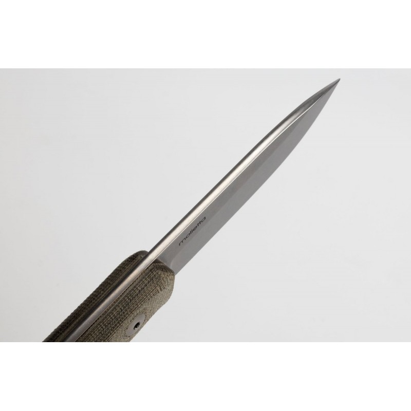 Nóż LionSteel Bushcraft Green Micarta, Stone Washed Sleipner by Molletta (B41 CVG)