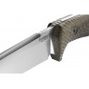Nóż LionSteel Tactical Green Canvas Micarta, Satin Niolox by Molletta (T5 CVG)