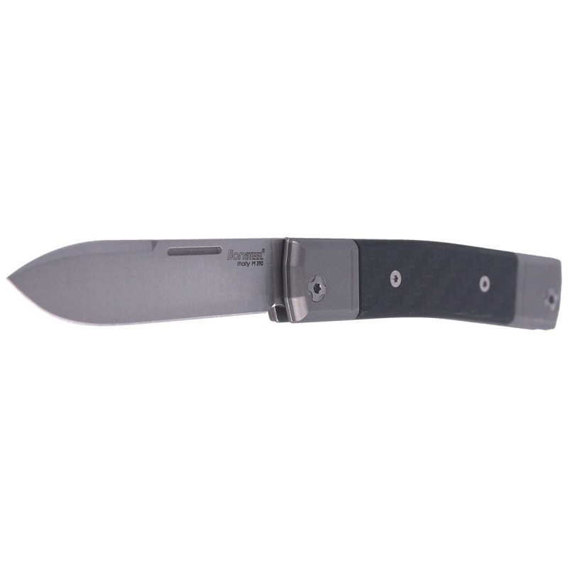 Nóż składany LionSteel bestMAN Carbon Fiber, Drop Blade (BM2 CF)
