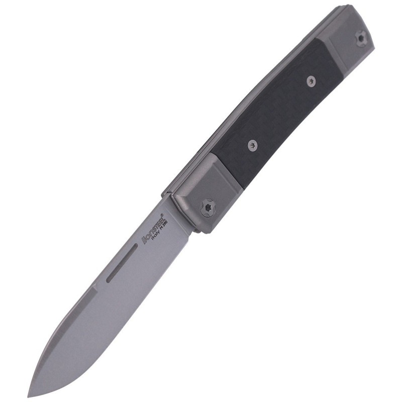 Nóż składany LionSteel bestMAN Carbon Fiber, Drop Blade (BM2 CF)