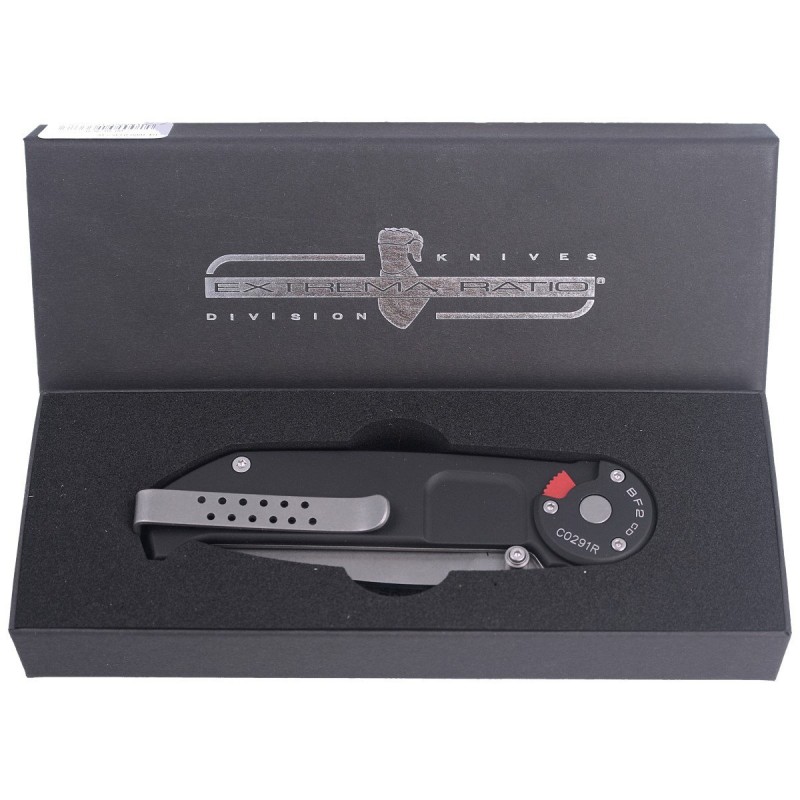 Nóż składany Extrema Ratio BF2 CD Black Aluminium, Stonewashed N690 (04.1000.0145/SW)