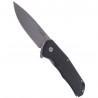 Nóż składany LionSteel T.R.E. G10 Black, Stone Washed Blade (TRE GBK)