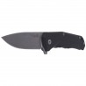 Nóż składany LionSteel T.R.E. G10 Black, Stone Washed Blade (TRE GBK)