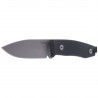 Nóż LionSteel Bushcraft G10 Black, Satin Blade (M1 GBK)