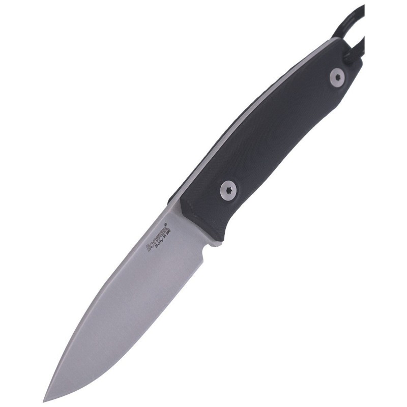 Nóż LionSteel Bushcraft G10 Black, Satin Blade (M1 GBK)