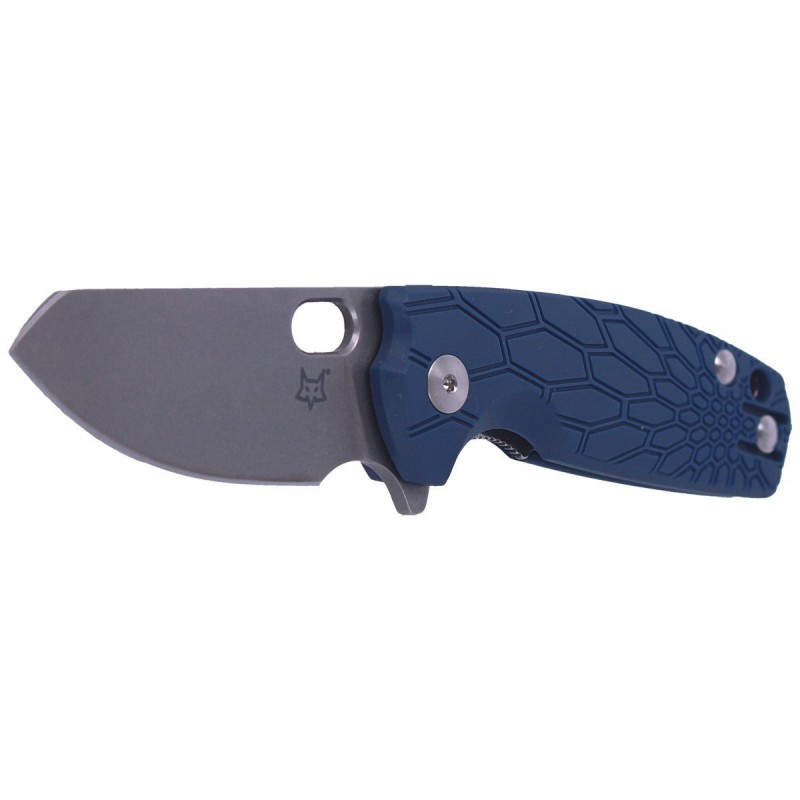 Nóż składany Fox Baby Core FRN Blue, Stonewashed N690 by Jesper Voxnaes (FX-608 BL)