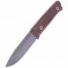 Nóż składany LionSteel Bushcraft Santos Wood, Stone Washed (B40 ST)