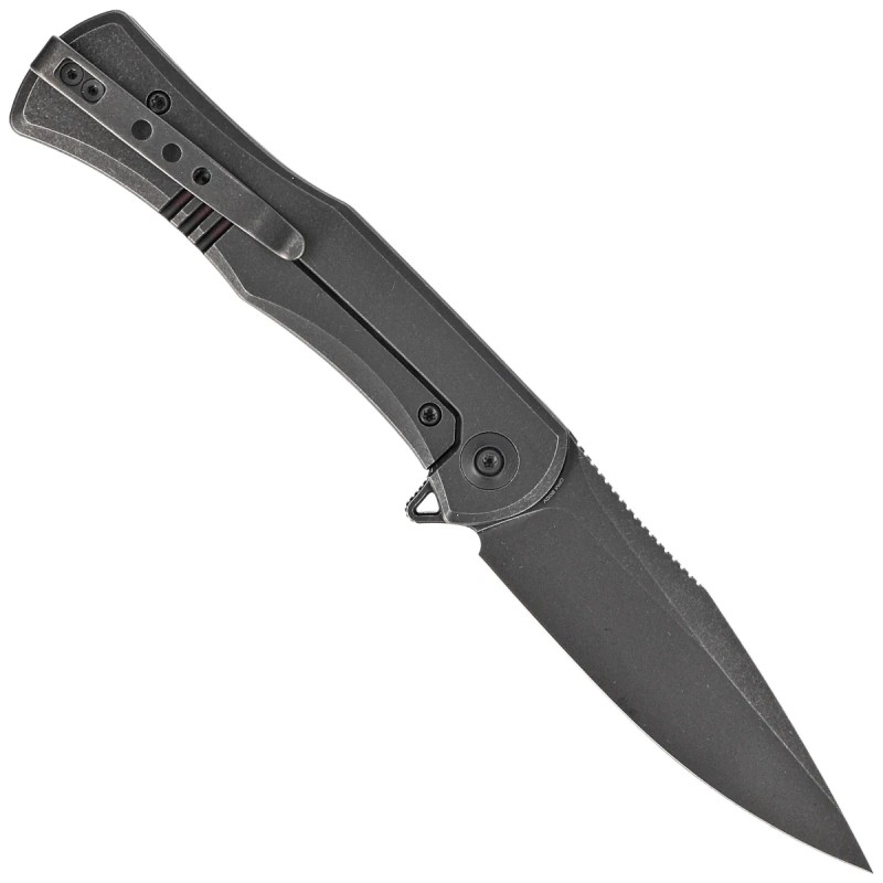 Nóż składany WE Knife Primoris Marble Carbon Fiber / Black Ti, Black Stonewashed (WE20047B-1)