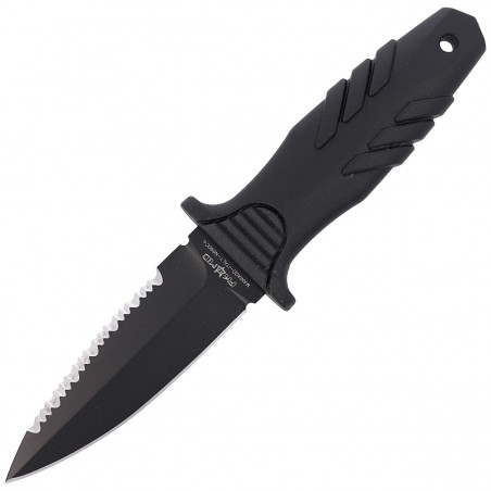 Nóż nurkowy Fox Tactical Elementum Dagger PP+TPE Black, Black Blade (FX-647 S) Nóż nurkowy Fox Tactical Elementum Dagger PP+TPE Black, Black Blade (FX-647 S)