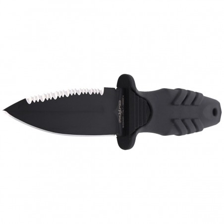 Nóż nurkowy Fox Tactical Elementum Dagger PP+TPE Black, Black Blade (FX-647 S) Nóż nurkowy Fox Tactical Elementum Dagger PP+TPE Black, Black Blade (FX-647 S)