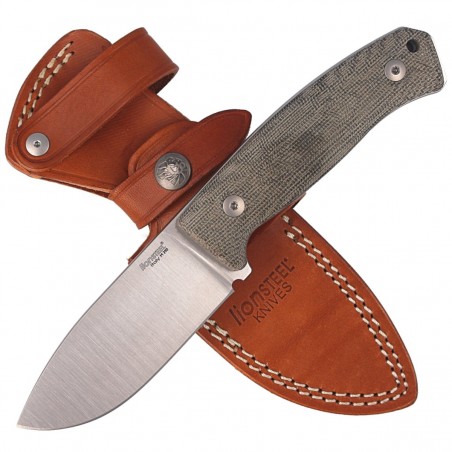 Nóż LionSteel Bushcraft Green Canvas Micarta, Satin M390 by Moletta (M2M CVG) Nóż LionSteel Bushcraft Green Canvas Micarta, Satin M390 by Moletta (M2M CVG)