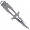 Nóż nurkowy MAC Apnea 9 Gray Skeleton, Mirror W 1.4060 (APN09)