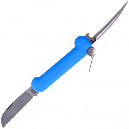 Nóż składany żeglarski MAC Coltellerie Marine, PP / TPE Blue (MC SLR.B)