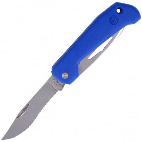 Nóż składany żeglarski MAC Marine B91/5 Blue PP, Mirror W 1.4028 (MC B915.B) Nóż składany żeglarski MAC Marine B91/5 Blue PP, Mirror W 1.4028 (MC B915.B)