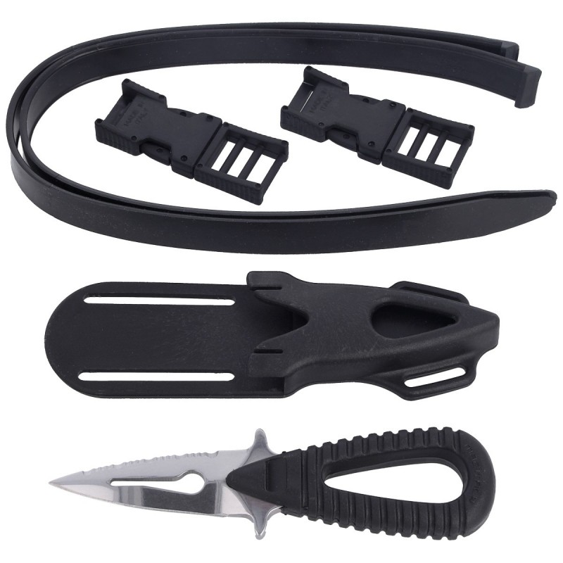 Nóż nurkowy MAC Coltellerie Black ABS (MC MRS06RA.N)