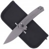 Nóż składany WE Knife Culex Gray Titanium, Gray Stonewashed CPM 20CV (WE21026B-1)