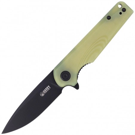 Nóż Kubey Knife Wolverine, Translucent Yellow G10, Dark Stonewashed D2 (KU233D) Nóż Kubey Knife Wolverine, Translucent Yellow G10, Dark Stonewashed D2 (KU233D)