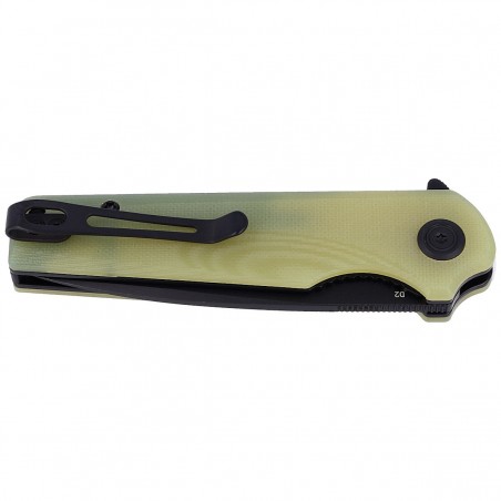 Nóż Kubey Knife Wolverine, Translucent Yellow G10, Dark Stonewashed D2 (KU233D) Nóż Kubey Knife Wolverine, Translucent Yellow G10, Dark Stonewashed D2 (KU233D)