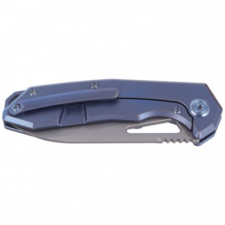Nóż składany Kubey Vagrant Blue Titanium, Sandblast CPM S30V by Maksim Tkachuk (KB284B) Nóż składany Kubey Vagrant Blue Titanium, Sandblast CPM S30V by Maksim Tkachuk (KB284B)