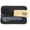 Nóż składany WE Knife Reiver LE No 044/260 Blue Titanium, Black Stonewashed CPM S35VN (WE16020-4)