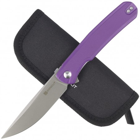 Nóż składany Sencut Scitus Purple G10, Gray Stonewashed D2 by Ostap Hel (S21042-2) Nóż składany Sencut Scitus Purple G10, Gray Stonewashed D2 by Ostap Hel (S21042-2)