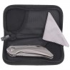 Nóż składany Bestech Vigil Gray Titanium, Satin M390 by Kombou (BT2201A)