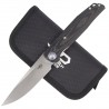 Nóż składany Bestech Ascot Carbon Fiber / Black G10, Satin D2 (BG19A)