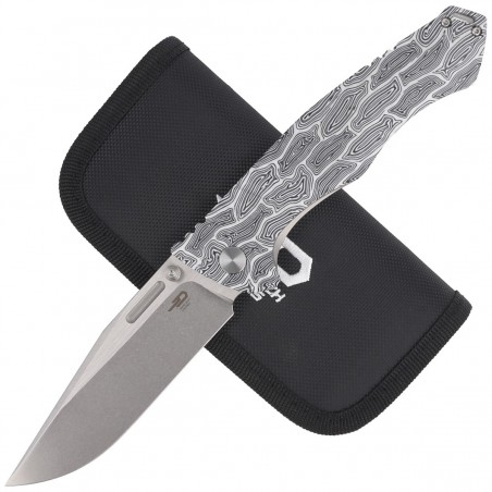 Nóż składany Bestech Keen II Black White G10/Titanium, Stonewashed/Satin CPM S35VN by Koens Craft (BT2301C) Nóż składany Bestech Keen II Black White G10/Titanium, Stonewashed/Satin CPM S35VN by Koens Craft (BT2301C)