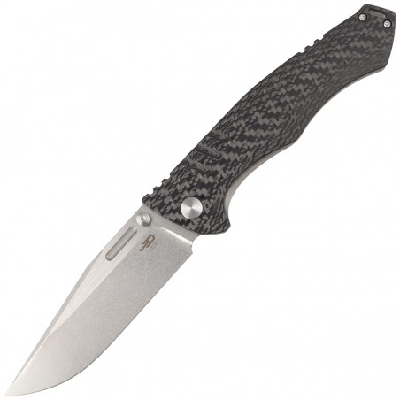 Nóż składany Bestech Keen II Black Titanium/Carbon Fiber, Stonewashed/Satin CPM S35VN by Koens Craft (BT2301A) Nóż składany Bestech Keen II Black Titanium/Carbon Fiber, Stonewashed/Satin CPM S35VN by Koens Craft (BT2301A)