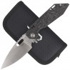 Nóż składany Bestech Shodan Grey Titanium / Carbon Fiber, Stonewash / Satin CPM S35VN by Todd Knife and Tool (BT1910C)