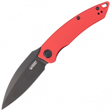 Nóż składany Kubey Knife Leaf Red G10, Black Stonewashed AUS-10 by Tiguass (KU333B) Nóż składany Kubey Knife Leaf Red G10, Black Stonewashed AUS-10 by Tiguass (KU333B)